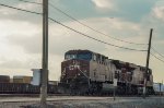 CP ES44AC & AC44CW Locomotives in the yard